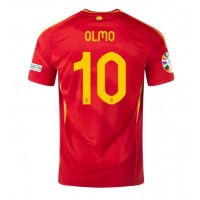 Camiseta España Dani Olmo #10 Primera Equipación Replica Eurocopa 2024 mangas cortas
